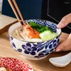 Dinnerware Sets Nordic Wind Creative Phnom Penh Ceramic Bowl El Home Color Glazed Rice Soup Noodle Japanese Tableware