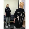 Men's T Shirts QWEEK Goth Women's T shirt Oversized Graphic T Shirts Star Girl Y2k Vintage Short Sleeve Top Korean Fashion Streetwear Aesthetic 230703