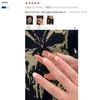 False Nails Fashion 24st franska naglar för kvinnor Simple Pink Ins Style Fake Nails Med Lim Akryl falska Full Tips False press on spik x0703