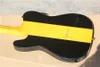 أعلى جودة مبطن القيقب tuff الكلب الأصفر الغيتار الكهربائي الجيتار basswood الجسم الأبيض pearloid pickguard gold hardware