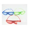 Autres fournitures de fête de fête Mode Led Lumière Lunettes Clignotant Volets Forme Flash Lunettes De Soleil Danses Festival Décoration Drop De Dhfph