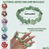 Bracelet en perles de pierre gemme naturelle Irregar Crystal Stretch Chip Perles Nets Bracelets Bracelets Bracelet à quartz pour les femmes Drop D Dhipg