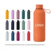 350 ml 500 ml 750 ml 1000 ml cola vorm waterfles sport kleine mond 18 8 roestvrijstalen camping sportbekers drinktumblers320J