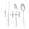 УЧЕТНЫЕ СВОБОДА УСТАНОВКИ 3PCS Портативные столовые столовые приборы Set STEPLES FORK SPOON с боксом для хранения туристической посуды Установка столовых приборов набор столовых приборов x0703