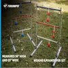 All Pro Series Press Fit Outdoor Ladderball Set에는 6 개의 소프트 볼 볼라와 내구성있는 스포츠 캐리 백이 포함되어 있습니다.