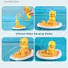 Bébé Jouets De Bain pour Enfants Électrique Canard Sucker Jouets De Bain Pulvérisation D'eau Jouets pour Enfants Bébé Douche Piscine Baignoire Jouet Arroseur Bébé Jouet L230518