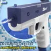 Gun Toys Glock Electric Water Gun For Kids Summer Outdoor Beach Water Festival Toy Gifts Full-Automatic Shooting Water Gun Boy Toys G18 230703