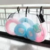 Sand Play Water Fun 57 Inch Super Large Inflatable Toys Storage Hanging Bag Organizer Swimming Pool Accessories Big Swim Ring Net Bags Hang On Fence 230703