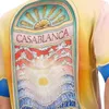 Casa Designer Fashion Clothing Shirts Correct Version of Casablanca Sun Cloud Print Style Shirt Loose Fitting Mens Trendy Short Sleeved Shirt 240327