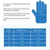 Пять пальцев перчатки черные одноразовые химические устойчивые к резиновой нитриловой латекс