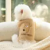 Dog Apparel 1pc Wholesale Autumn Winter Cute Bear Cardigan Small Warm Sweater Teddy Coat And Medium Clothing Pet Supplies