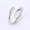 Love Ring High Quality Designer Nail Fashion Jewelry Men Wedding Promise Rings for Women Anniversary Gift 54RA N5I2 N5I2