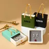 Gift Wrap 5Pcs Custom Logo Portable Drawer Jewelry Box Ring Earrings Necklace Bracelet Birthday Wedding Gifts Packages