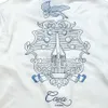카사 디자이너 패션 의류 셔츠 트랙 슈트 카사 블랑카 23SS 화이트 블루 플라잉 피쉬 커플 패션 브랜드 롱 슬리브 셔츠 느슨한 캐주얼