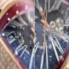 Mannen/Vrouwen Richrd Mileres Automatische Mechanische Horloges Zwitserse RM023 Rose Goud Originele Diamant Set Neutrale Mode XCL07