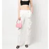 Pantalon femme haute qualité luxe Multi poche Cargo 2023 mode élégant Streetwear femmes pantalon droit Y2K