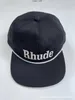 Bérets Bérets Casquettes American Rhude Broderie Fashion Brand New Summer Sun Hat Trucker Cap Men's and Women'sxs6g