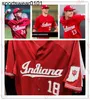 Ed Indiana Hoosiers Jersey de beisebol personalizado 44 Bradley Brehmer Reese Sharp Braydon Tucker Ty Bothwell 29 Ryan Kraft Kyle Schwarber Scott