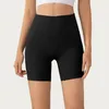 LU-88 femmes sport Yoga Shorts Fitness taille haute mince séchage rapide respirant haute élasticité Nylon matériel pantalon femmes