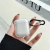 Estojo de acessórios para fone de ouvido Bluetooth TPU Silicone sólido Capa à prova de choque Estojo protetor para fone de ouvido para Apple Airpods Geração 2 Pro 3 Pro2 Caixa de carregador