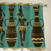 Sheer Gordijnen Afrikaanse Tribal Meisjes En Vazen Moderne Raam Drape Voor Keuken Woonkamer Slaapkamer Decoratie 230701