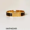 Designer Single Bangle High quality designer design stainless steel gold buckle bracelet fashion jewelry men and women bracelets OXN6 DK4B