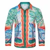 Casa Designer Modebekleidung Hemden Trainingsanzüge 2023 Neu Casablanca Wind Tree Ölgemälde Langarmhemden für Männer Frauen Casablanca