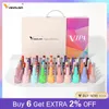 거짓 손톱 패션 컬러 Venalisa 젤 폴란드 키트 VIP4 Hema Free Egamel Vernish Nail Art Design 전체 세트 네일 젤 학습자 키트 230701