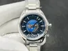 VS Factory 220.10.43.22.03.001 Sporttauchen Herrenuhren Weltzeitzifferblatt Schweizer Automatik-Armbanduhr Saphir 316L Edelstahl Super wasserdichte leuchtende Uhren