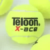 Bolas de tênis 12 unidades Bolas de treinamento de tênis Teloon para jogadores profissionais iniciantes avançados com saco de malha Bola de tênis 230703