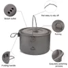 Camp Kitchen Widesa Camping Table Boy Cookware Set Tourism Cauldron Outdoor Cooking Pot Picnic vandring Trekking 230701