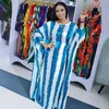 Vêtements ethniques Abaya dubaï Maxi Bazin conception africaine Robe ample Robe robes musulman dame fête vêtements européens American209A