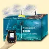 Localizador de peixes Localizador de peixes atualizado Xf02-C Sonda com fio Sonda portátil 9M Cabo Echo Sounder Alarme Profundidade 0,6-100M Transdutor Sensor HKD230703