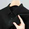 男性Sポロスサマーアイスシルクホロー短袖ポロシャツTシャツブランド衣料品ビジネスレジャー230703