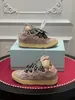 Designerskor utomhus sneakers Dept Curb Sneaker Mesh Woven Lace-up Luxury Pink Beige ljusblå vit elfenben svart gummi multimän kvinnor utomhus tränare med låda