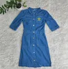 Women's Dresses Denim Dresses high quality Casual fashion brands Women's Basic Casual Dresses Designer Dresses