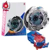 4d Beyblades Super King Set Hollow Deathcyther Booster wirujący z Spark Launcher Kids Toys for Boys Prezent R230829