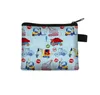 Dessin animé voiture imprimé porte-monnaie petit écouteur sac casque organisateur Mini divers cosmétique rouge à lèvres changement sac de rangement