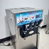 LINBOSS ice cream machine Stainless steel Frozen sorbet Sundae Commercial desktop Beverage shop equipment Dessert shop Soft ice cream 1200w