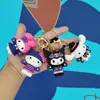 Melody Kuromi Cinnamoroll Borracha Macia Gato Bonito Chaveiro Saco de Carro Pingente Chaveiro Aniversário Jóias Presentes para Amigos 2189