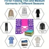 Chemise Pliante Conseil T-Shirts Vêtements Dossier Durable En Plastique Blanchisserie Dossiers Pliant Conseils Pour Adultes Et Enfants