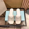 New Style Designer Rhinestone Flat Bottom Slippers Sandals Fashion Outdoor Leisure Luxury Slipper Leather Lining Dinner Wedding Sandbeach T230703