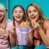 Assiettes Snack Tasse Boisson Paille Bol Récipients Résistants À La Chaleur Réutilisables Pour Home Cinéma Parc Film Center Voyager