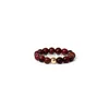 Pierścienie klastra 4 mm kamień naturalny dla kobiet mężczyźni ręcznie robione ametyst jadei bohemian biżuteria elastyczna impreza Pierścień hurtowy gif dhqzs