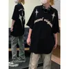 Men's T Shirts QWEEK Goth Women's T shirt Oversized Graphic T Shirts Star Girl Y2k Vintage Short Sleeve Top Korean Fashion Streetwear Aesthetic 230703