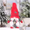 Décorations De Noël En Peluche Suédois Gnome Noël Forêt Homme Poupée Ornements Enfants Scandinave Nordique Nain Jouets Drop Delivery Home Dhjem