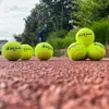 Balles de tennis WELKIN 1pcs Entraînement de tennis Entraînement professionnel Balle de tennis Qualité Caoutchouc Rebond élevé pour Ami de la famille Débutant École Club 230703