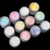 Acrylic Powders Liquids 12 JAR Set Dipping Powder Nail Art Holographic Glitter for Extention Luminous Sequins Dust Professionals SET 230703