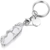 Key Rings Natural Stone Wrap Tree Of Life Hexagonal Prism Keychains Healing Rose Crystal Car Decor Keyholder For Women Men 49X12X1M Dhg2C