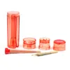 Cachimbos Moedor de cigarro de plástico integrado para moer latas, tubo de chifre, moedor de tubo de ar de cigarro